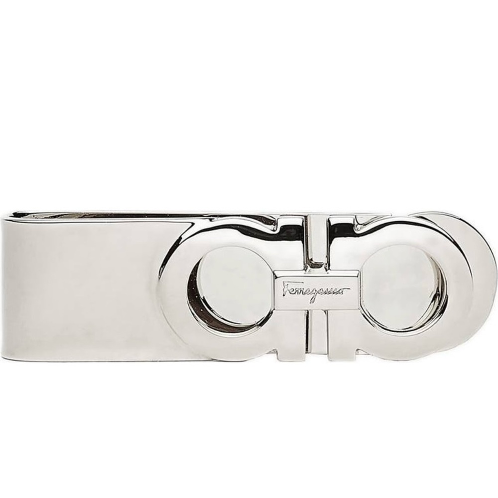 Salvatore Ferragamo Gancini Money Clip New with Tags
